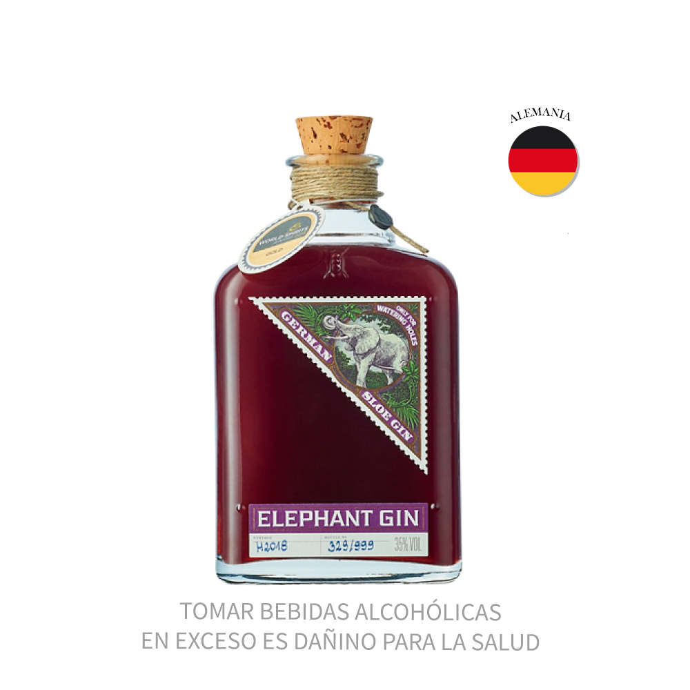 GIN ELEPHANT SLOE 35° La Petaca